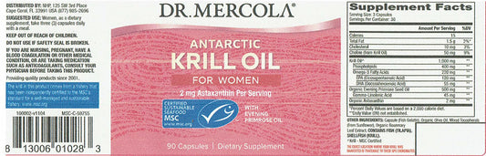 Mercola Krill Oil For Women