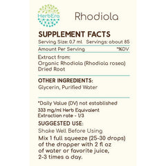 HerbEra Rhodiola Tincture