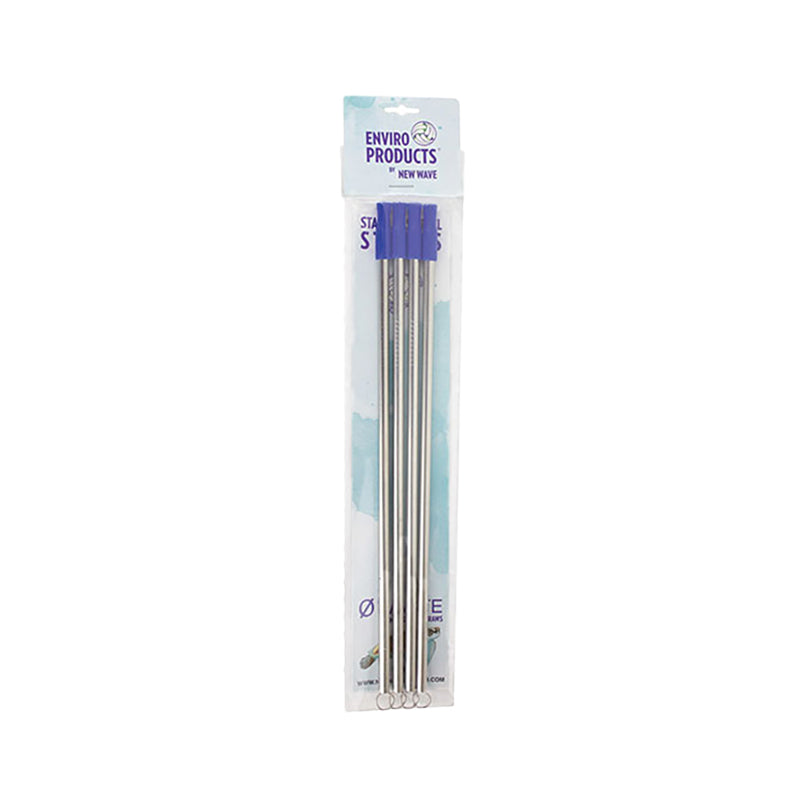 New Wave Stainless Steel Straws